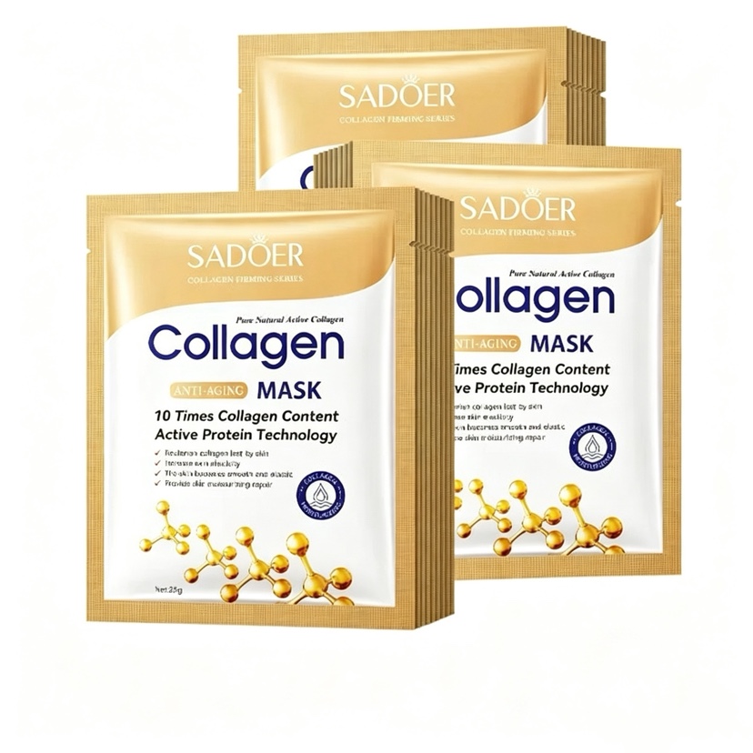 Sheet Mask Collagen - 5/10/20/30pcs Koreaanse Collageen Gezichtsmasker Verstevigende Hydraterende
