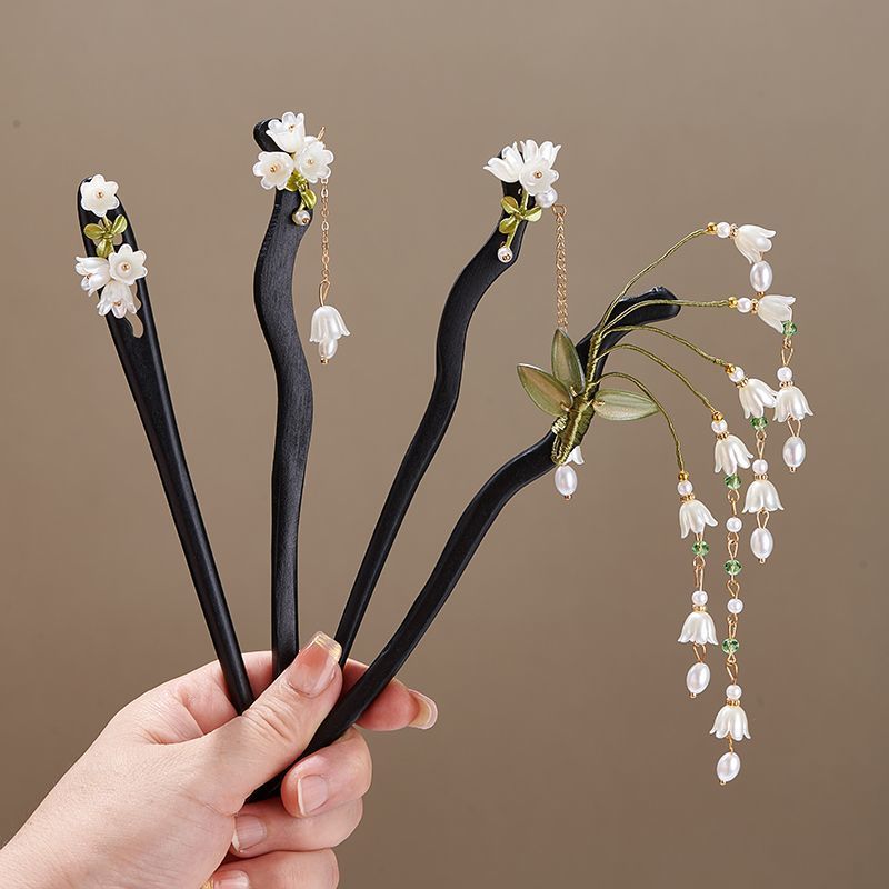 Hanbok Hair Pin - Lily Of The Valley1 Haarstokje Retro