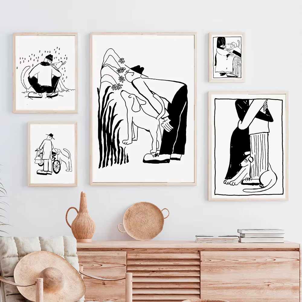 Lifestyle In Korean - Koreaanse minimalistische levensstijl en liefdesposter, leuk