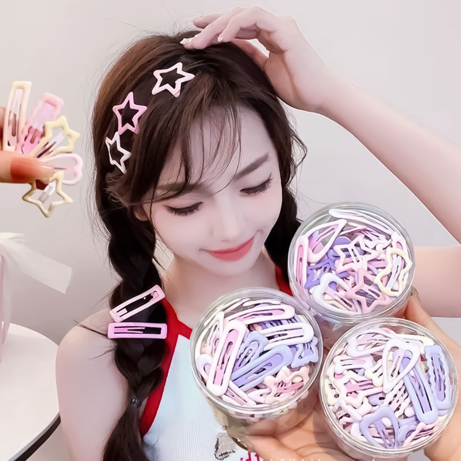 3 STKS Zoete stijl hoofddeksel - Lifestyle In Korean recensie en prijs